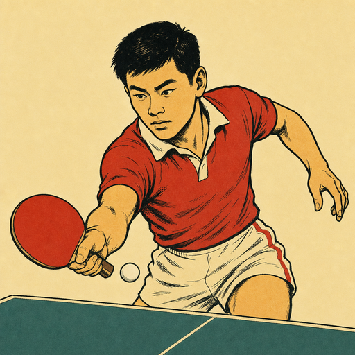 CHINESE TABLE TENNIS PLAYER 0145