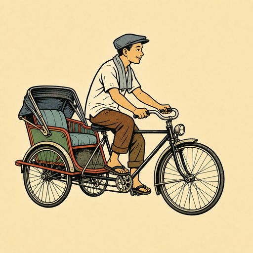 PERSON WHO CYCLE A TRICYCLE 0214
